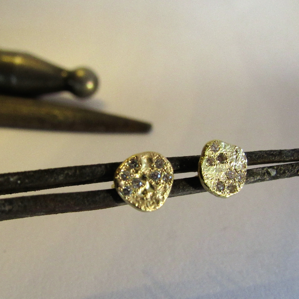 14k Solid Yellow Gold Earrings